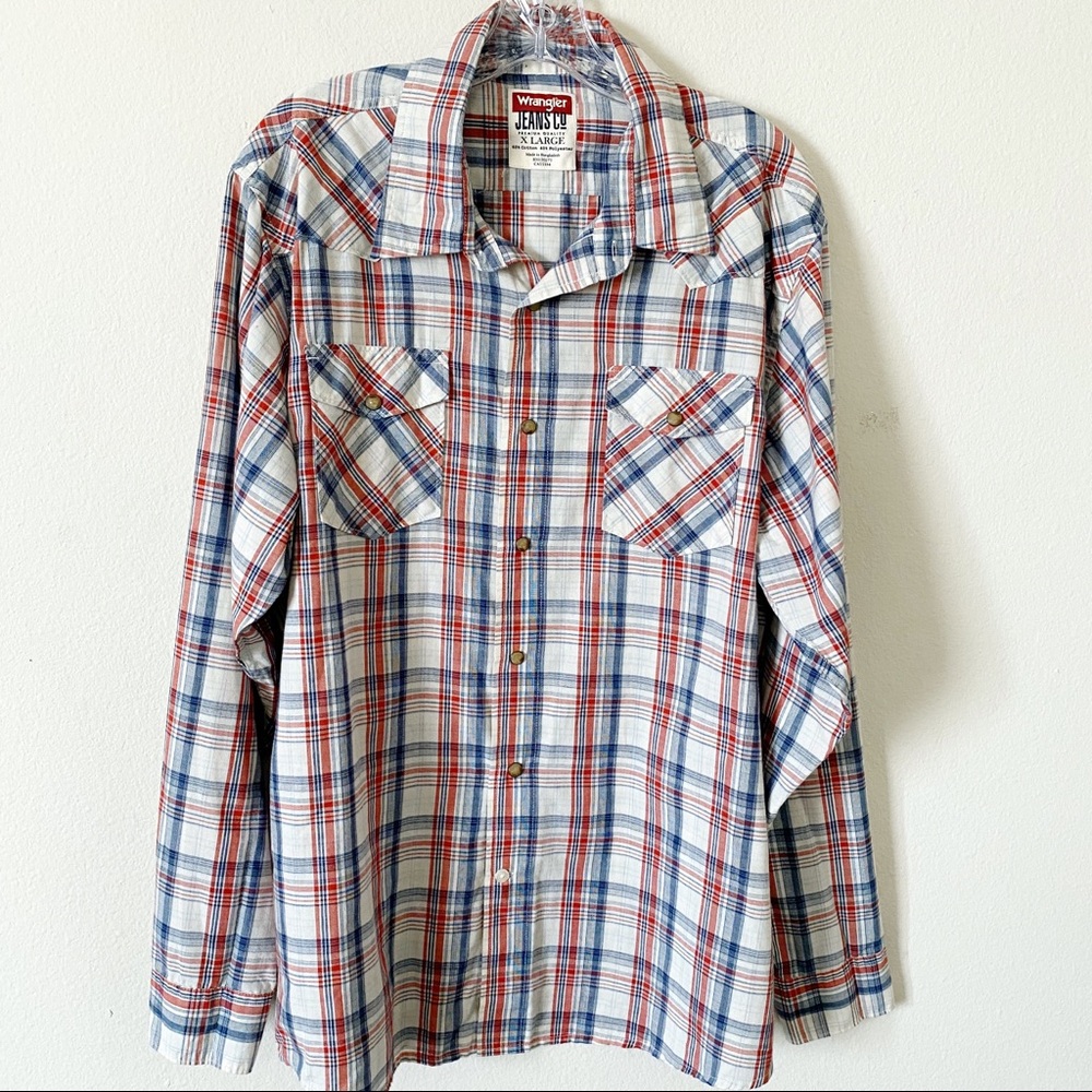 Wrangler Long Sleeve Pearl Snap Shirt